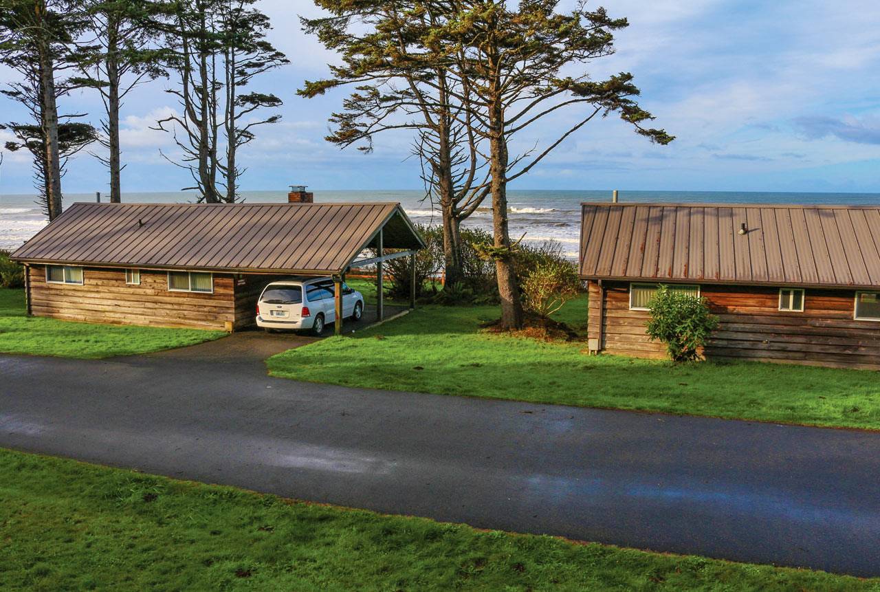 The Macy cabin and Overley cabin are two of our most popular units, with outstanding ocean views.