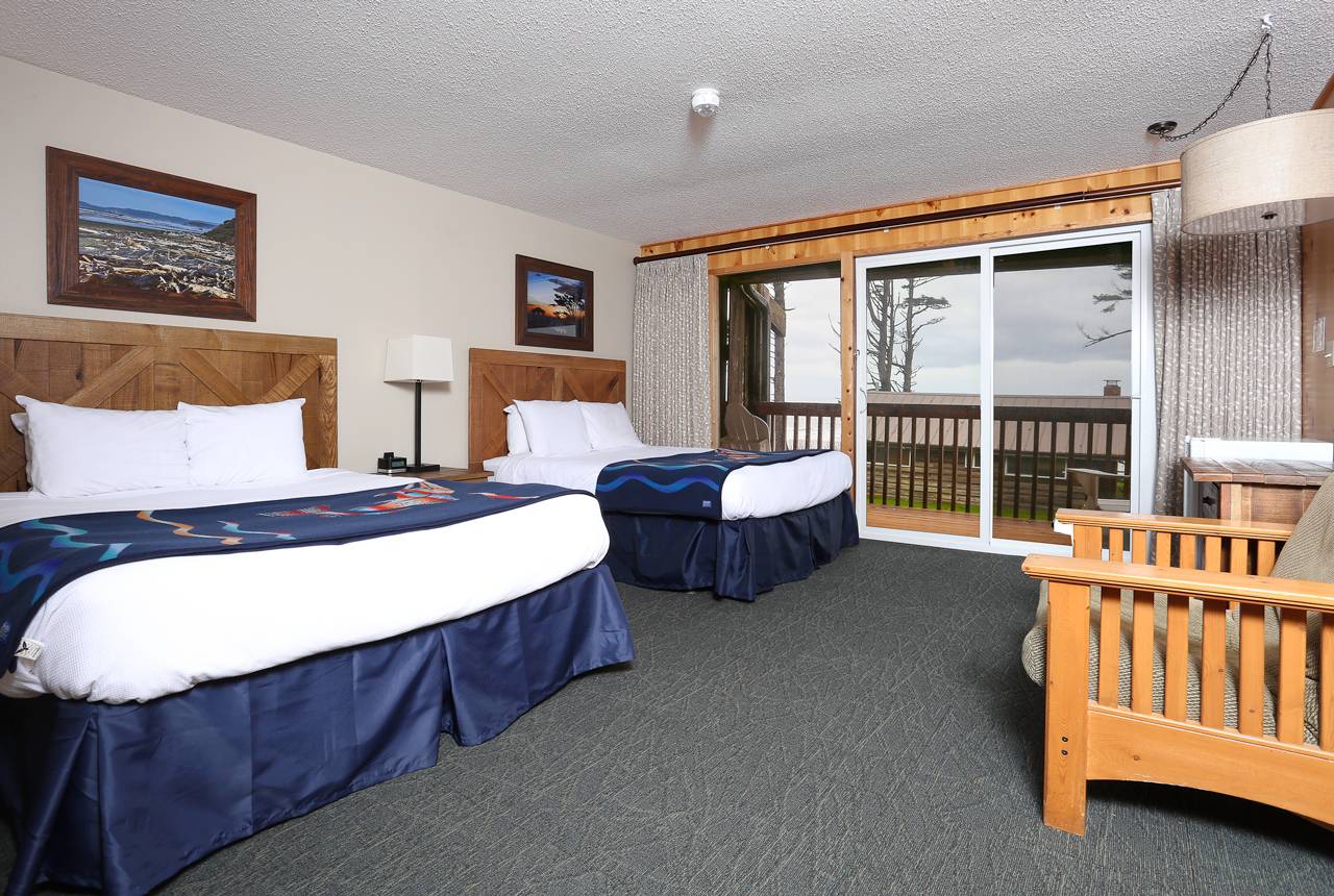 Enjoy a comfortable studio room in the Seacrest House.