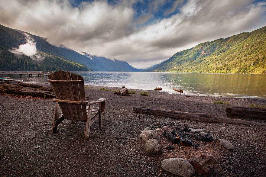 Olympic National Park has so much to offer. Stop by Lake Crescent on your way to Kalaloch Lodge.