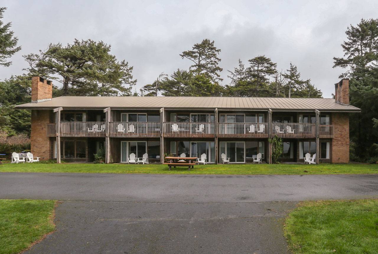 Seacrest House exterior images show off the balconies facing the ocean.