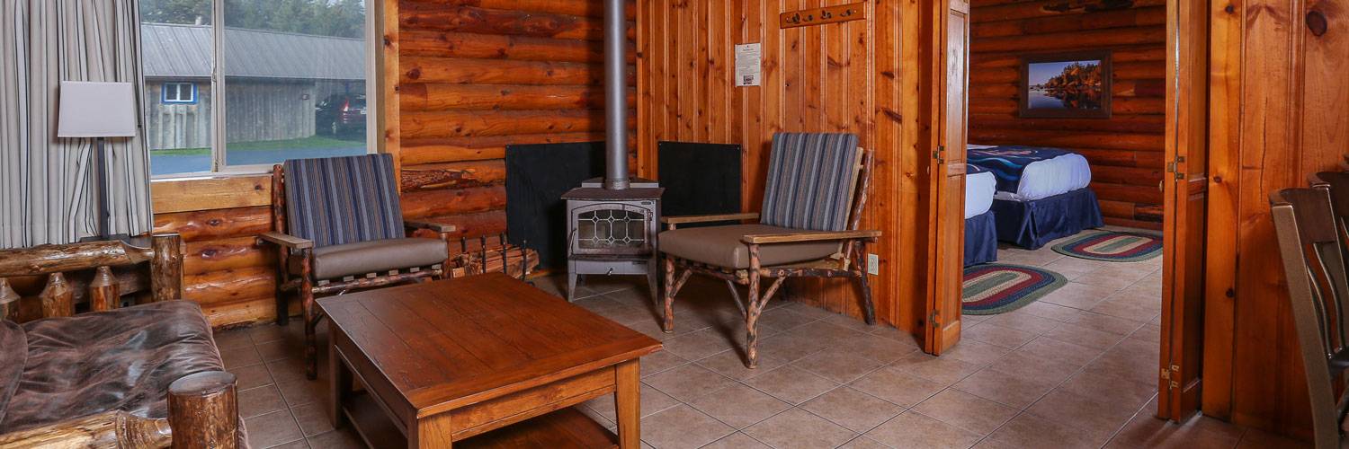 Kalaloch Cabin interiors have ADA Features to make them accessible for a range of guests.