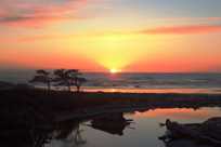 Experience sunset on the Olympic Peninsula at Kalaloch Lodge